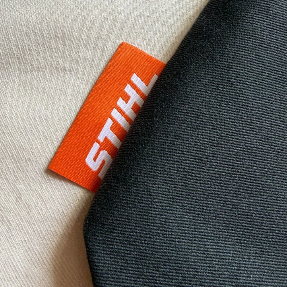 Stihl Black Mesh Drawstring Storage Bag Utility Accessory Pouch Orange Logo Tool